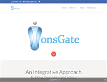 Tablet Screenshot of ionsgate.com